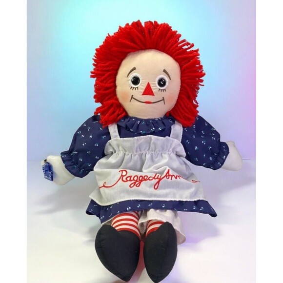 Applause Raggedy Ann 17” Cloth Doll Dress & Apron Vintage Johnny Gruelle w/Tag - Picture 1 of 15